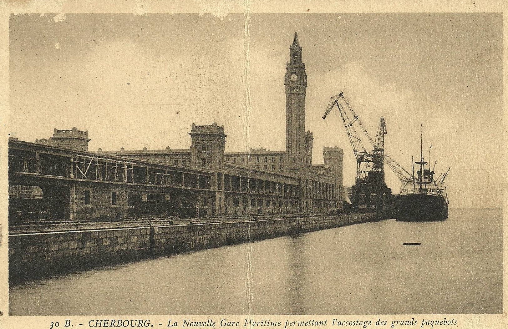 Cherbourg - La Nouvelle Gare Maritime permettant l