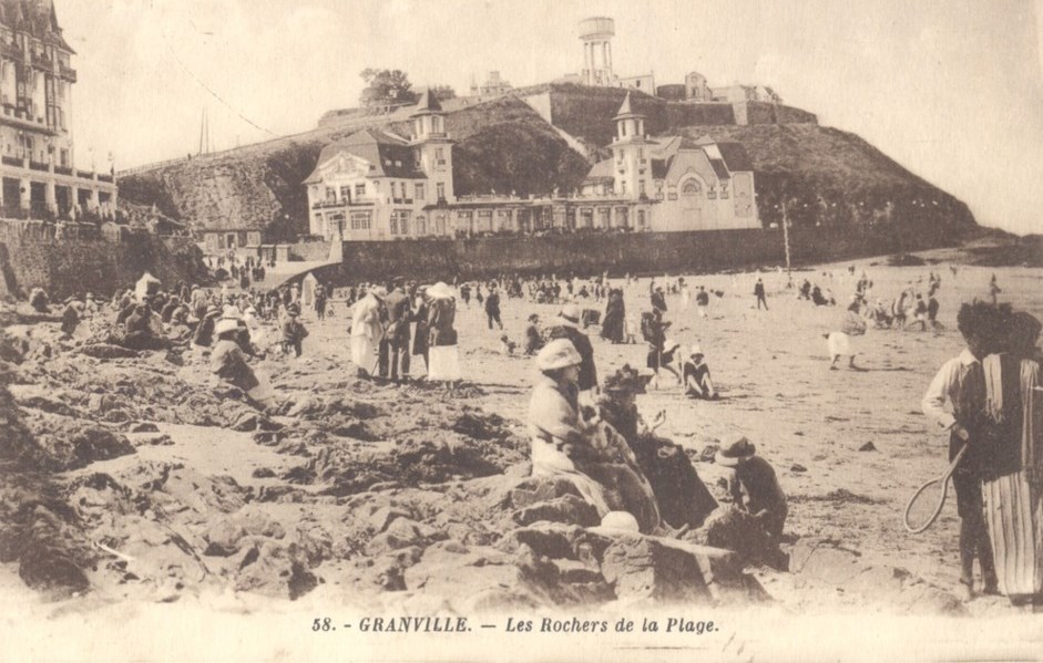 Grandville - Les Rochers de la plage - Manche (50) - Normandie