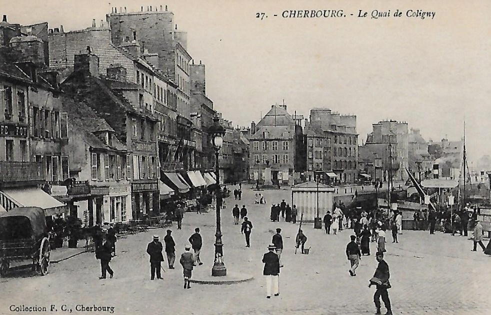 Cherbourg  - Le Quai de Caligny - Manche (50) - Normandie
