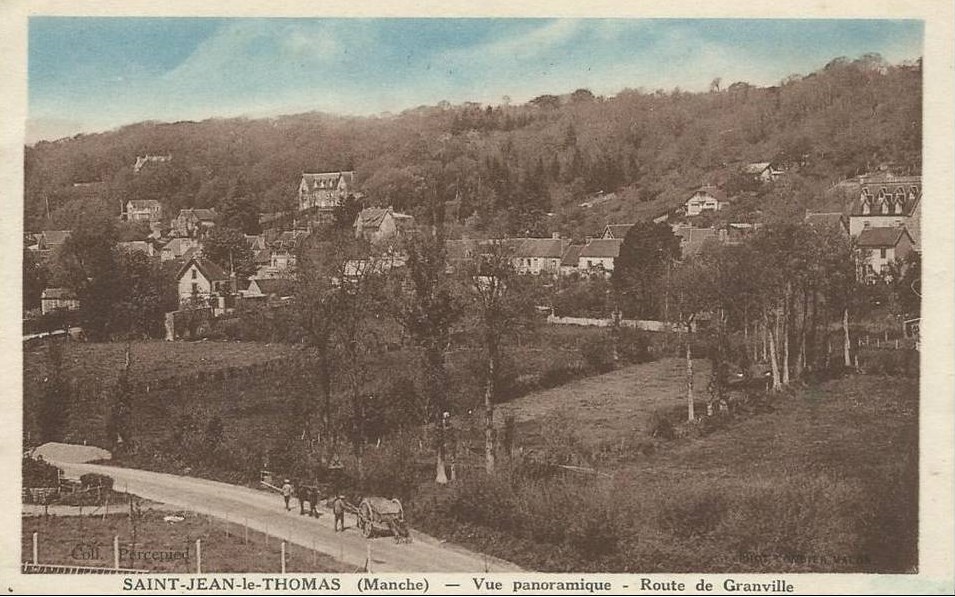SAINT-JEAN-LE-THOMAS - Route de Granville, Vue Générale - Manche (50) - Normandie