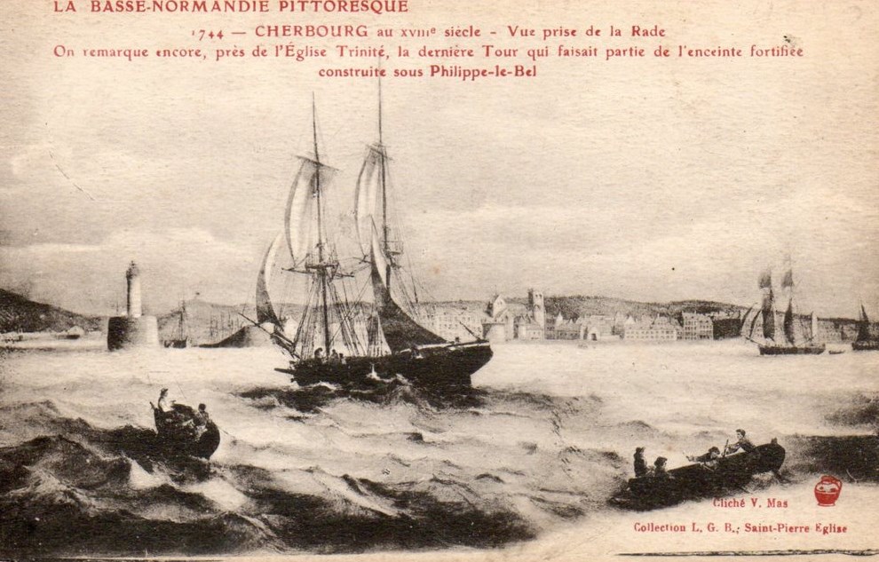 Cherbourg - Vue prise de la Rade - Manche (50) - Normandie