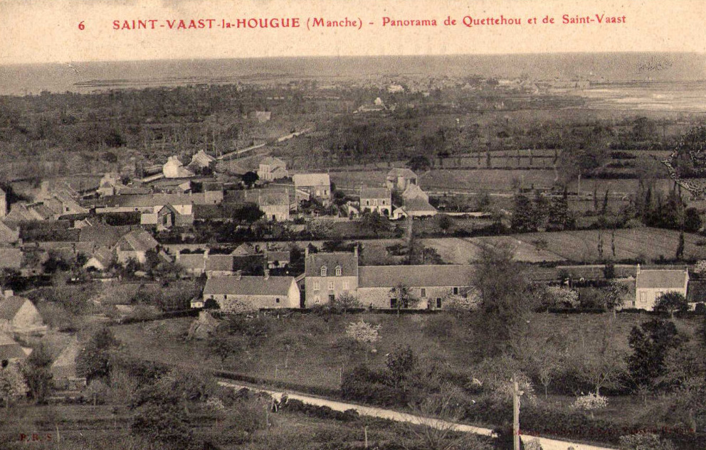 Saint-Vaast-la-Hougue - Panorama de Quettehou et de Saint-Vaast - Manche (50) - Normandie