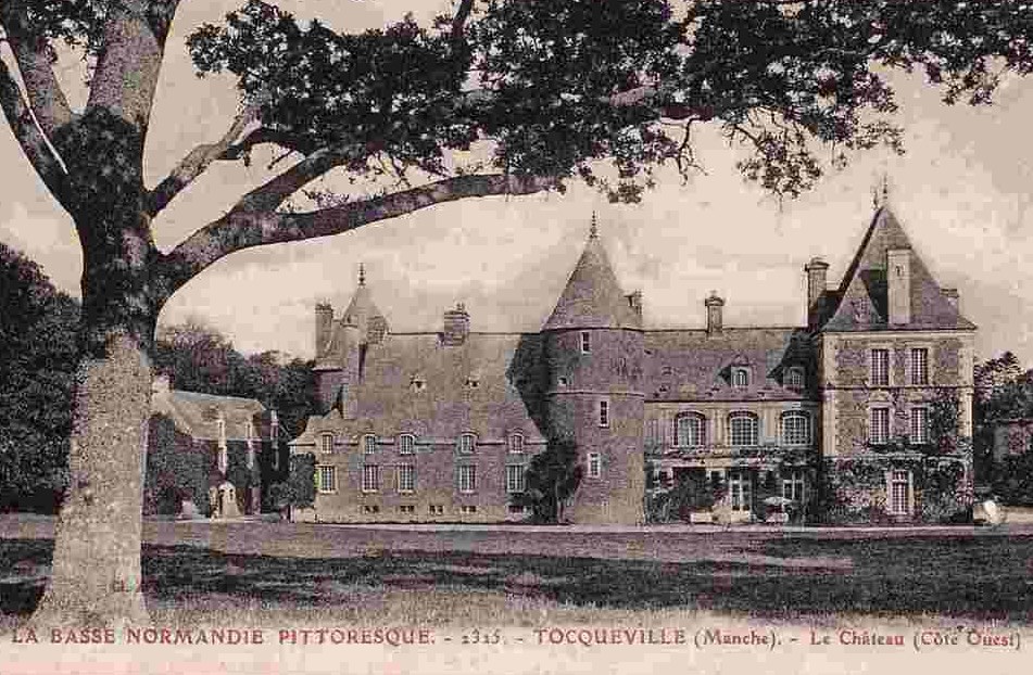 TOCQUEVILLE - Le Château, côté Ouest  - Manche (50) - Normandie