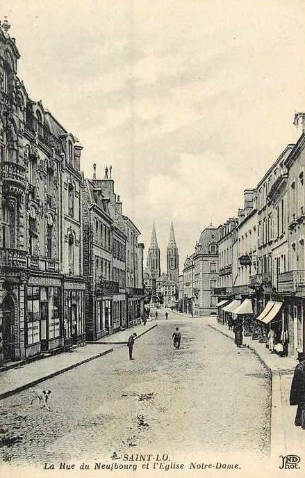 Saint-Lô - La Rue du Neubourg et L
