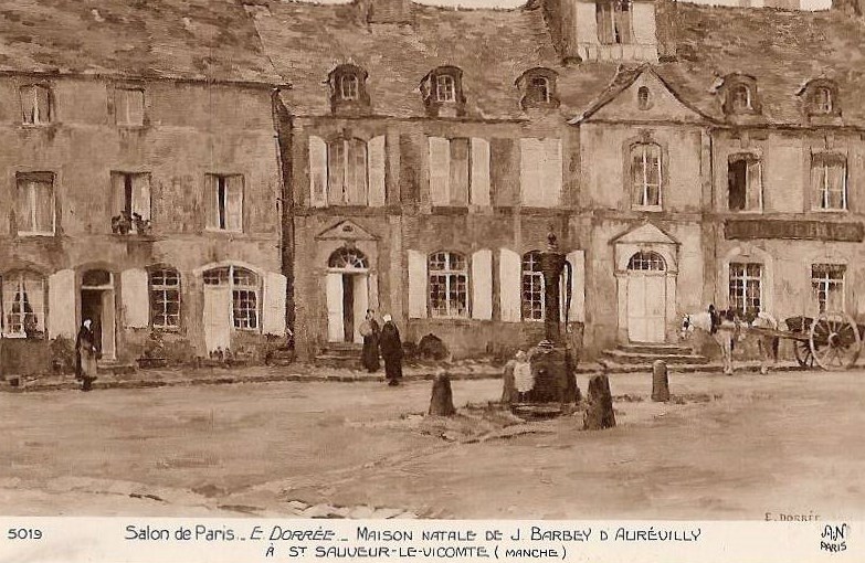 St-Sauveur-le-Vicomte - Salon de Paris - E Dorrée - Maison Natale de J. Barbey d