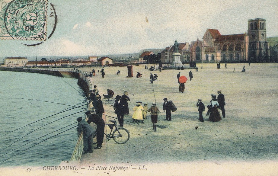Cherbourg - la Place Napoléon  - Manche (50) - Normandie