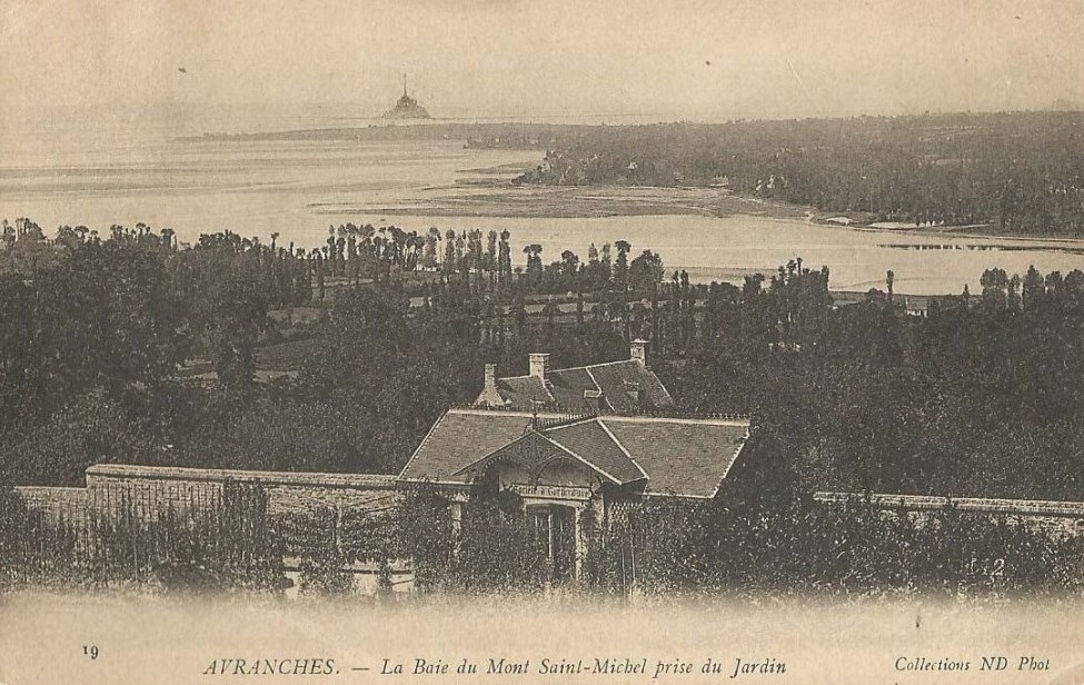  Avranches - La Baie du Mont-Saint-Michel prise du Jardin  - Manche (50) - Normandie