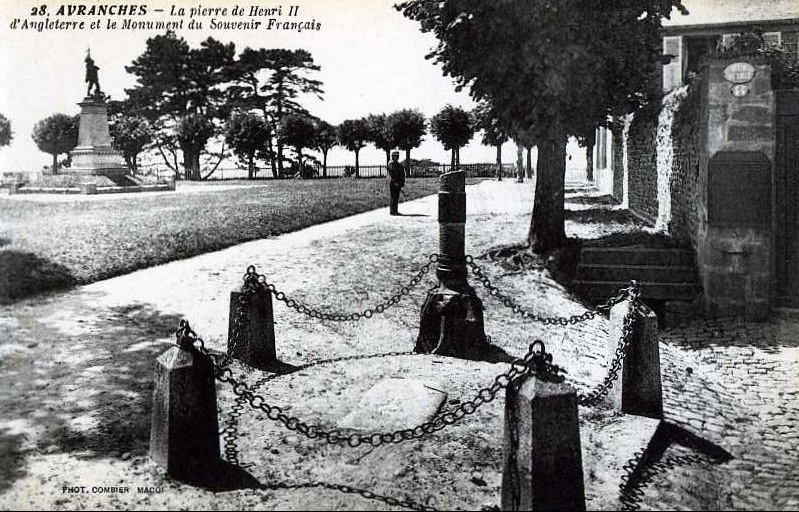 AVRANCHES - La Pierre de Henri II d