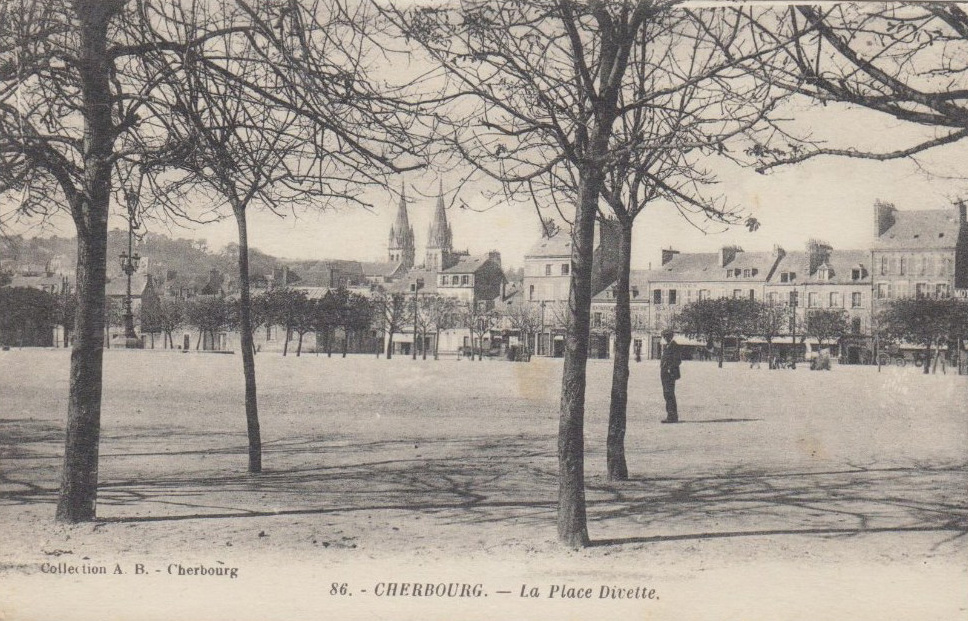 Cherbourg - la Place Divette - Manche (50) - Normandie