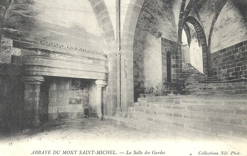 MONT SAINT-MICHEL - Abbaye - Salle des Gardes - Manche (50) - Normandie