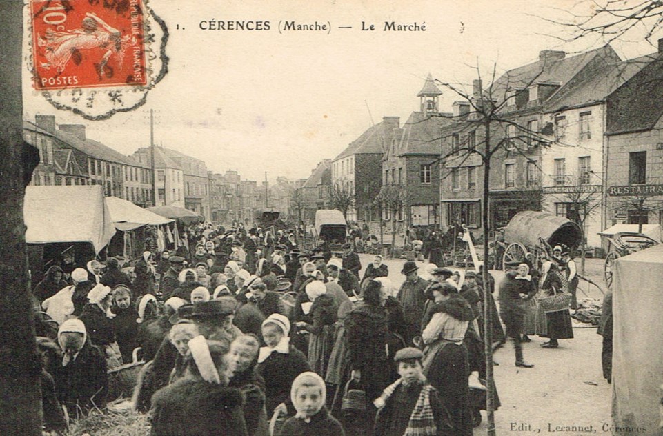 CÉRENCES - Le Marché - Manche (50) - Normandie