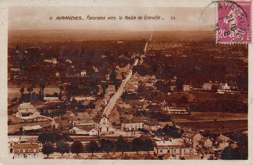 Avranches - Panorama vers la route de Granville - Manche (50) - Normandie