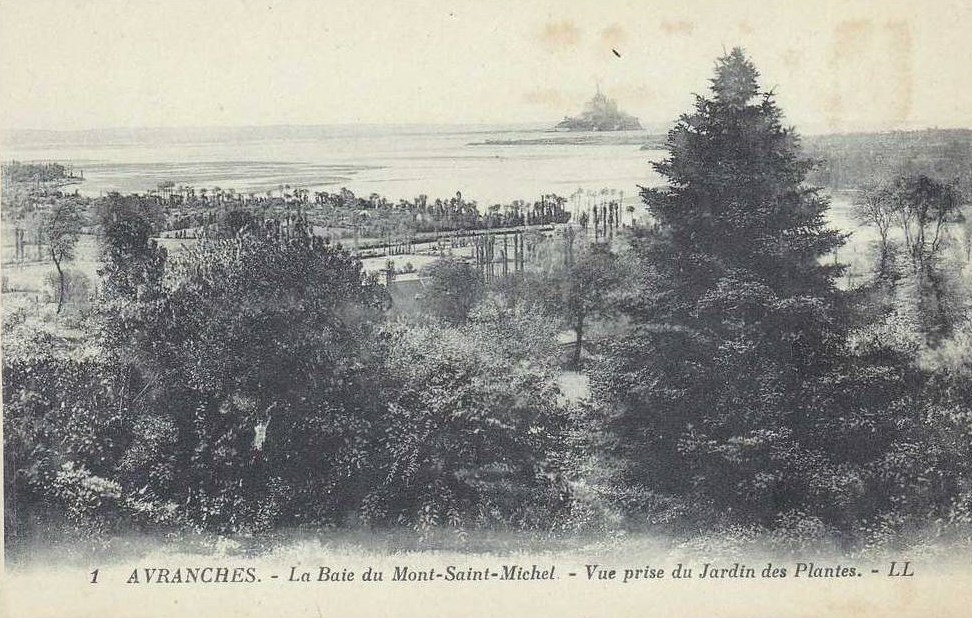 Avranches - La Baie du Mont Saint-Michel - Vue prise du Jardin des Plantes - Manche (50) - Normandie