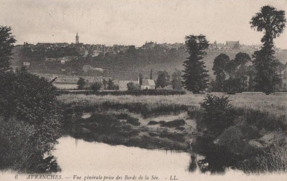 AVRANCHES - Vue Générale prise des Bords de la Sée - Manche (50) - Normandie