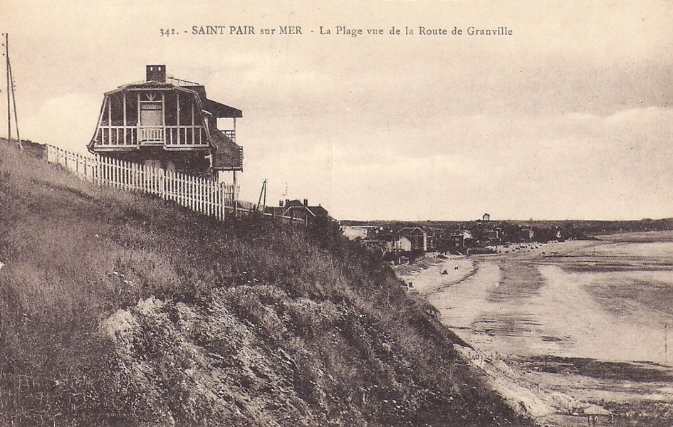Saint-Pair-sur-Mer - Plage et villa route de Granville édit Laurent Nel n°341  - Manche (50) - Norma