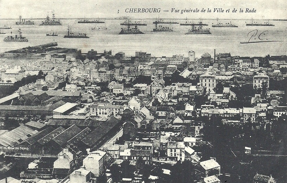 Cherbourg - Vue Générale de la ville et de la rade - Manche (50) - Normandie