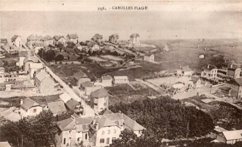CAROLLES - Vue Générale - La Plage et les Villas - Manche (50) - Normandie
