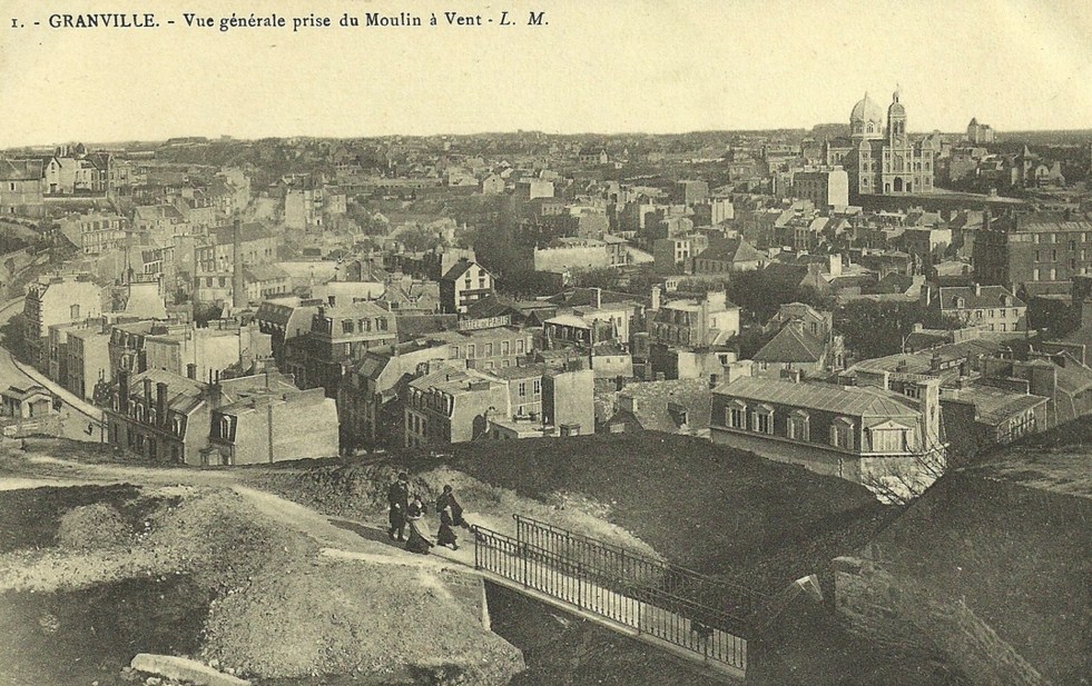 Granville - Vue Générale prise du Moulin à Vent - Manche (50) - Normandie
