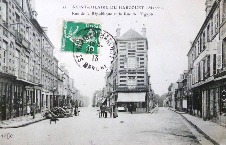 Saint-Hilaire-du-Harcouët - Rue de la République et la Rue de l