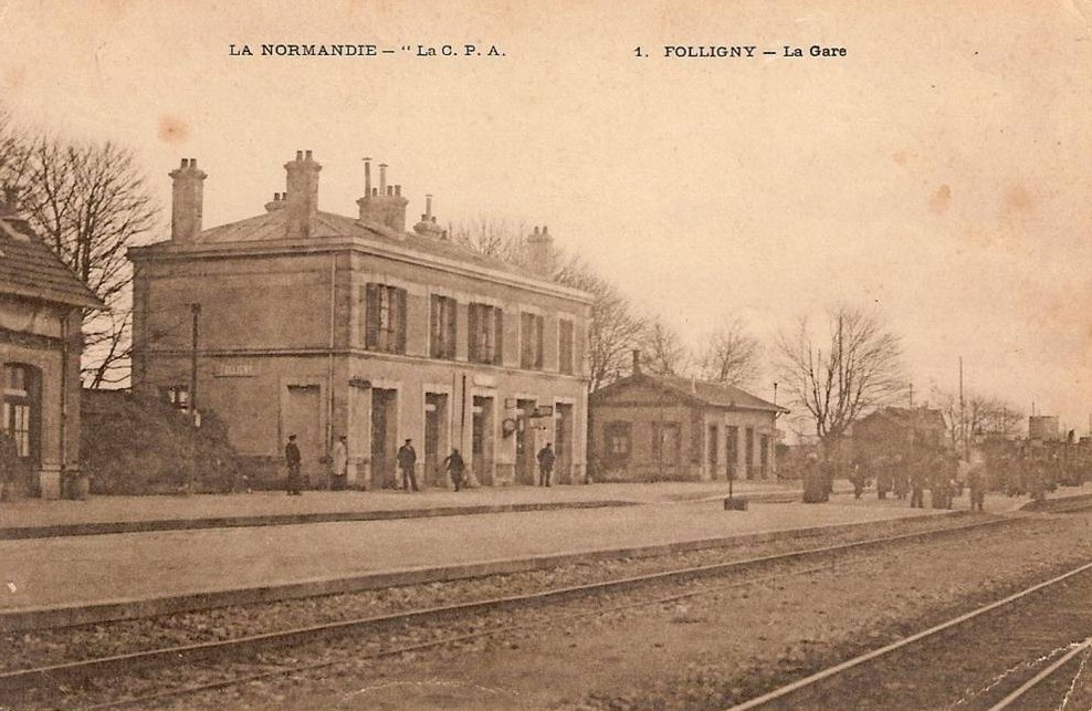 FOLLIGNY - la Gare - Manche (50) - Normandie