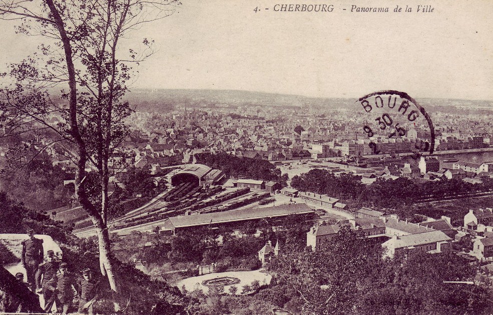 Cherbourg - Panorama de la ville - Manche (50) - Normandie