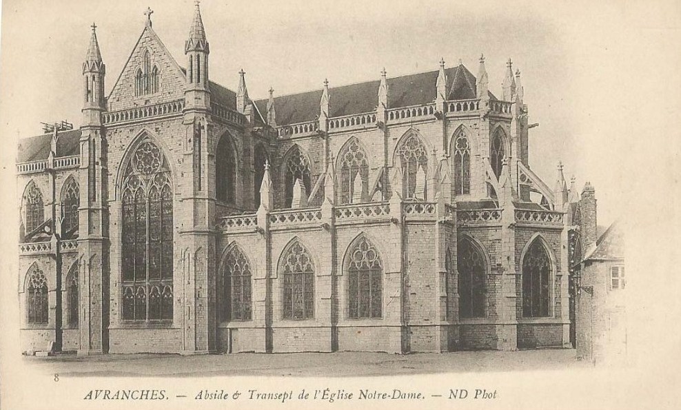  Avranches - Abside et Transept de la Cathédrale Notre-Dame - Manche (50) - Normandie