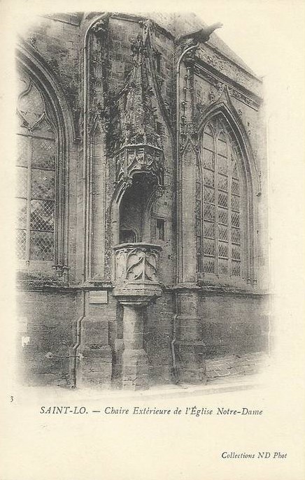 Saint-Lô - Chaire extérieure de l