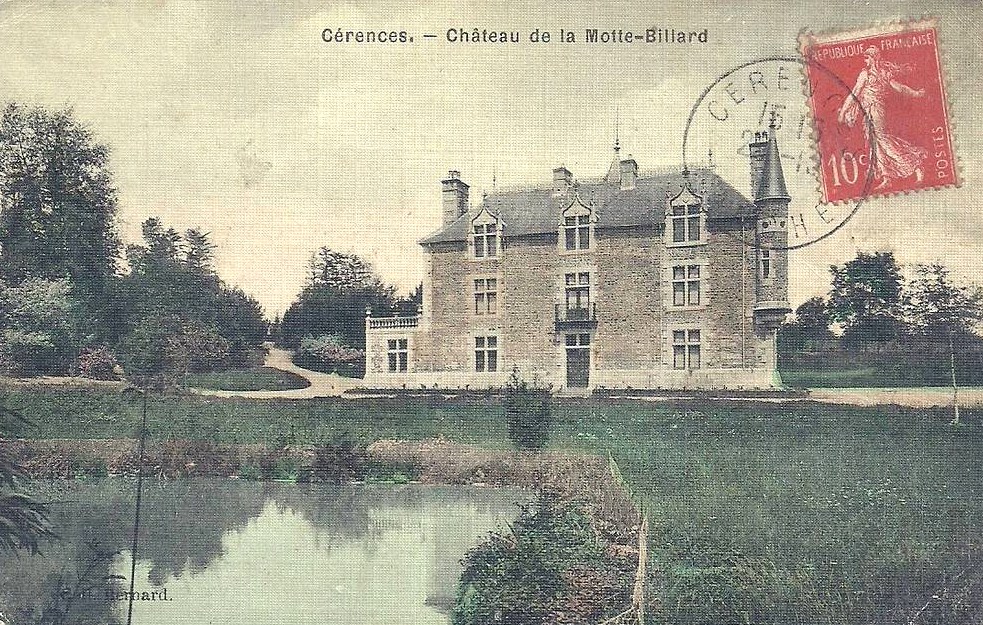 CÉRENCES - Château de la Motte-Billard  - Manche (50) - Normandie