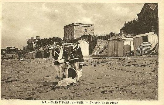 Saint-Pair-sur-Mer - Un coin de la Plage - Manche (50) - Normandie