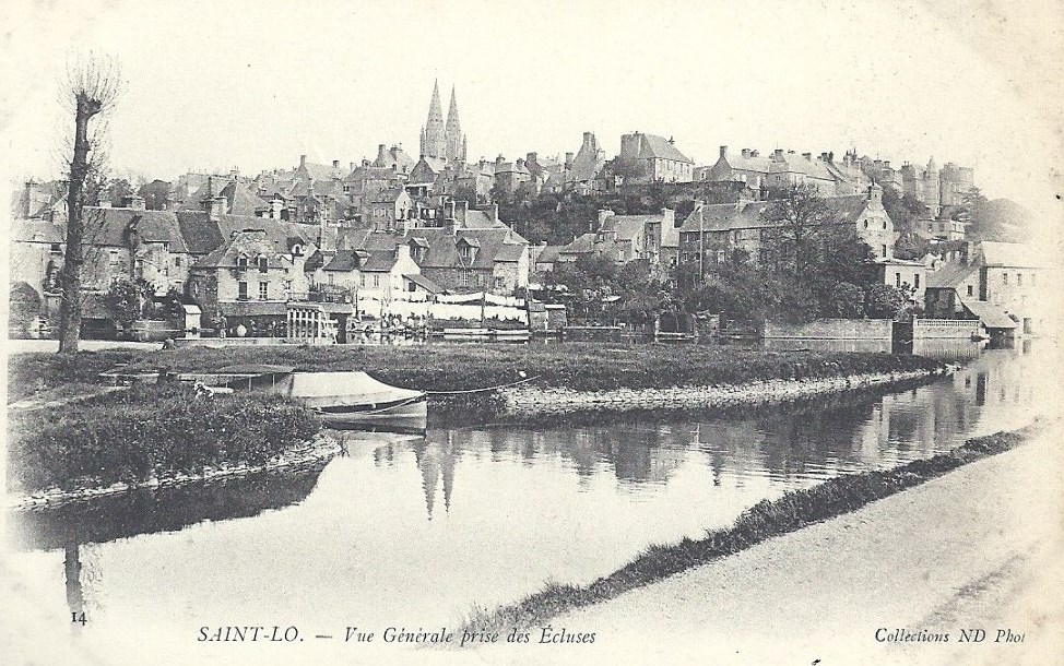 SAINT-LO - Vue Générale prise des Écluses - Manche (50) - Normandie