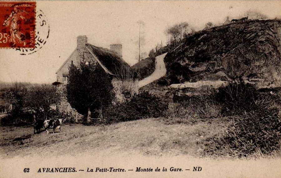 Avranches - Le Petit-Tertre - Montée de la Gare - vers 1928 - Manche (50) - Normandie