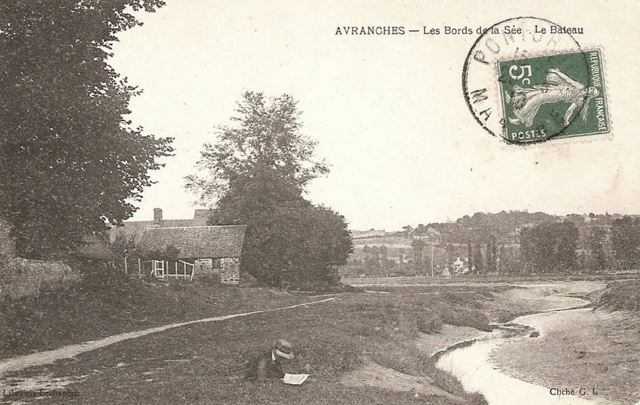 Avranches - Bords de la Sée - Le Bateau  - Manche (50) - Normandie