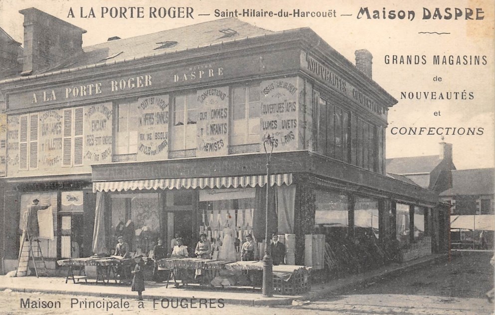Saint-Hilaire-du-Harcouët - Maison Daspre - A la Porte Roger - Magasin de Nouveautés et Confection  