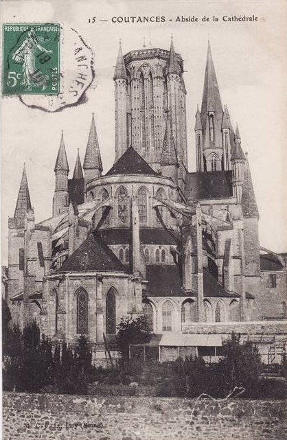 Coutances - Abside de la Cathédrale 1910 - Manche (50) - Normandie