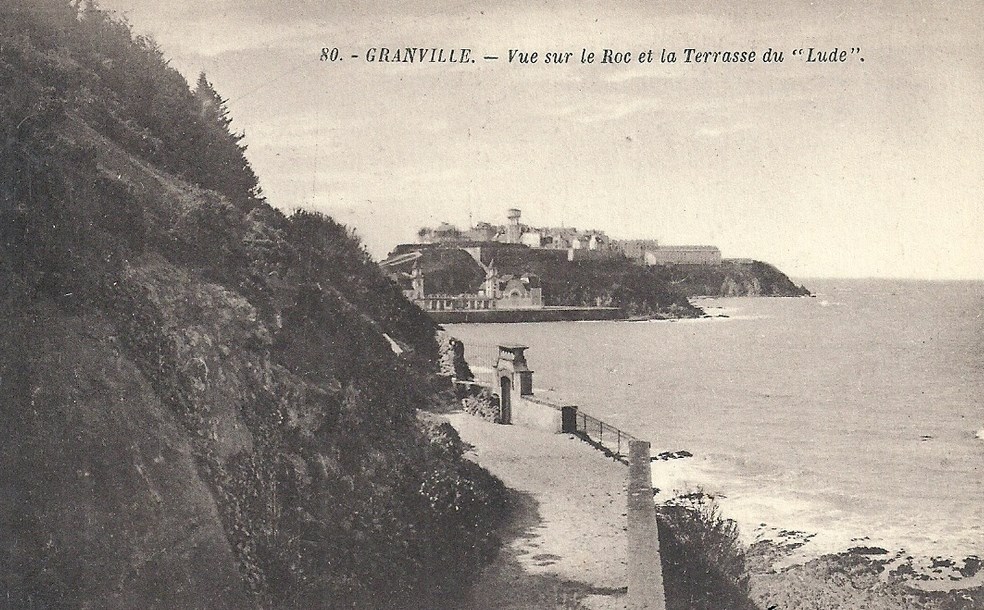 GRANVILLE - Vue sur le Roc et la Terrasse du Lude - Manche (50) - Normandie