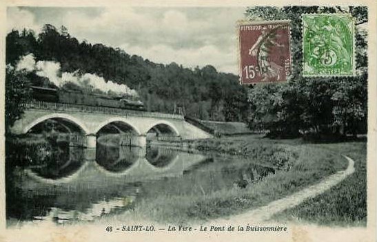 Saint-Lô - La Vire - Le Pont de la Buissonnière - Manche (50) - Normandie
