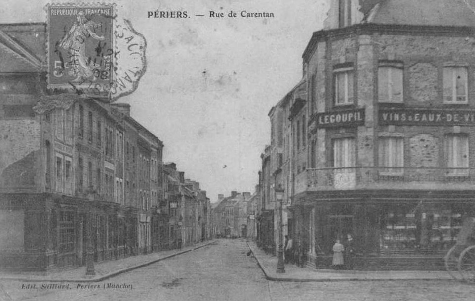 Périers - Rue de Carentan - Manche (50) - Normandie