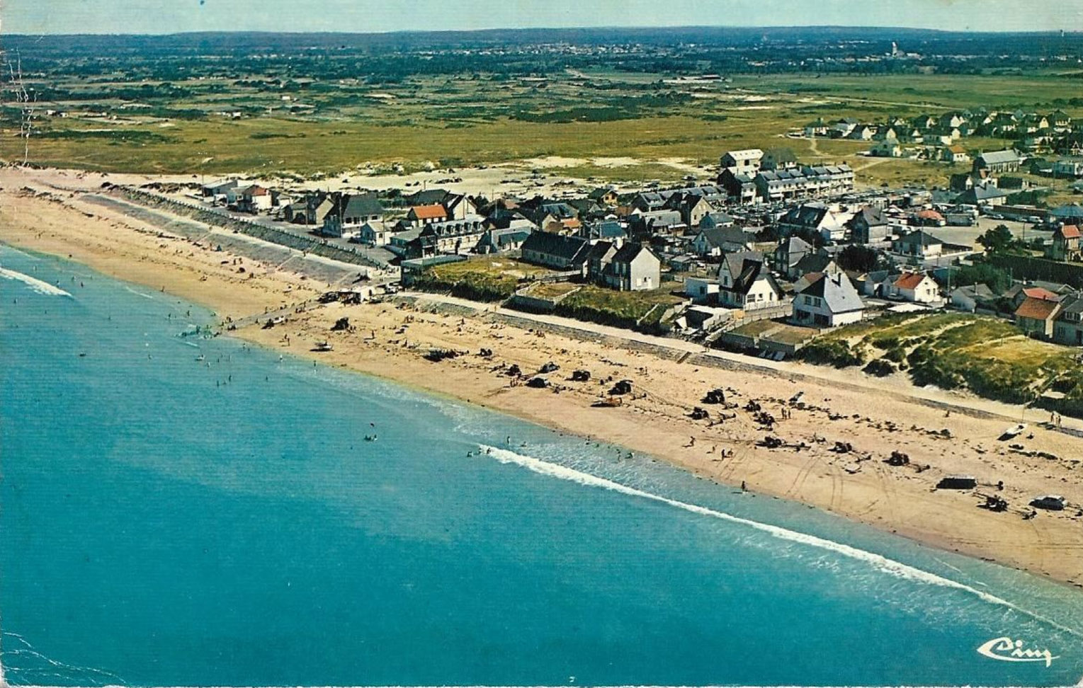 Pirou - Vue aérienne sur la Plage - 50 - Manche