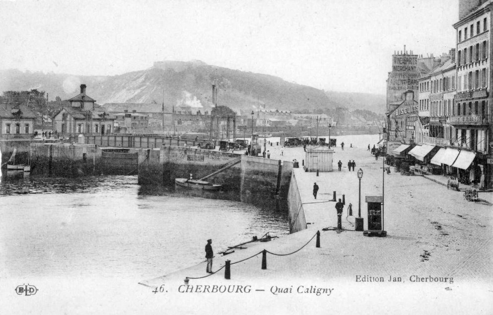 Cherbourg - Quai Caligny - Manche (50) - Normandie