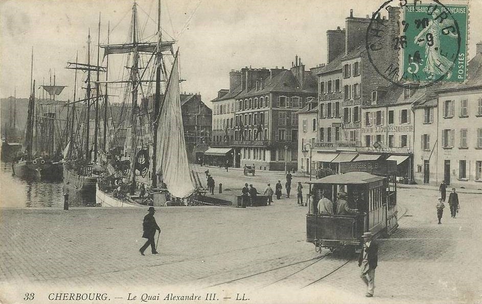 Cherbourg - Quai Alexandre III - Manche (50) - Normandie