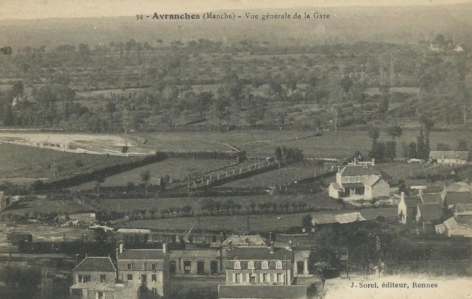 AVRANCHES -Vue Générale de la Gare - Manche (50) - Normandie