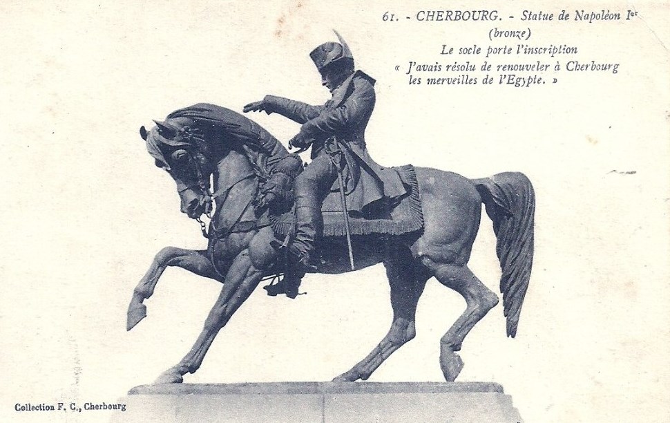 Cherbourg - Statue de Napoléon 1er - Manche (50) - Normandie