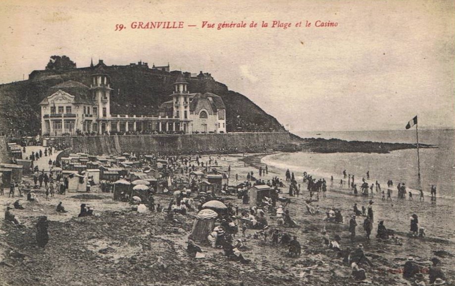 GRANVILLE - Vue Générale de la Plage et le Casino - Manche (50) - Normandie