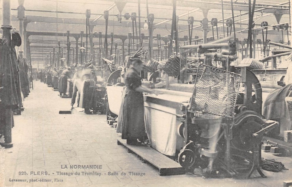Flers - Tissage du Tremblay - Salle de Tissage - 61 - Orne