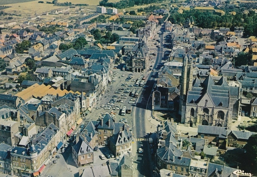 P�RONNE : Vue A�rienne