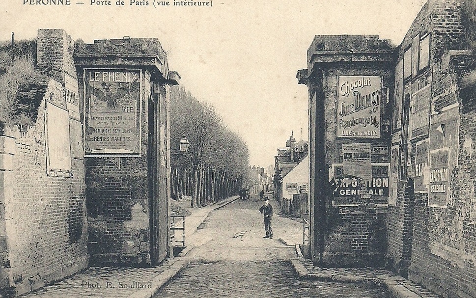 P�RONNE : Porte de Paris - Vue int�rieure