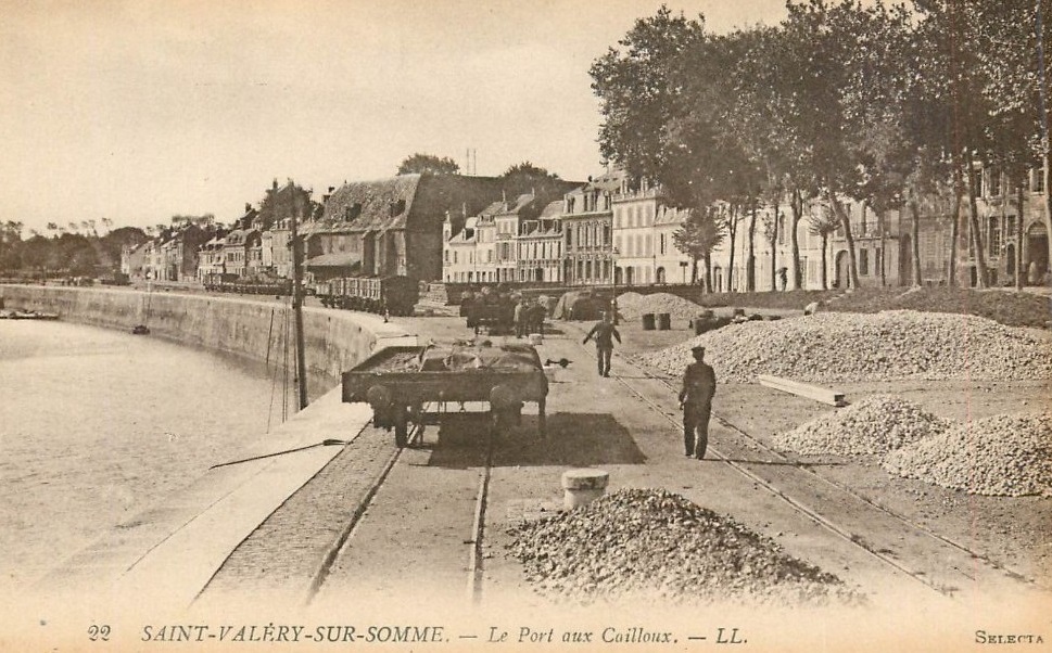 SAINT-VAL�RY-SUR-SOMME : le Port aux Cailloux