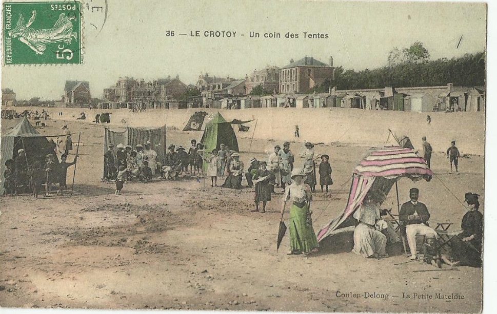 LE CROTOY : Un coin des Tentes