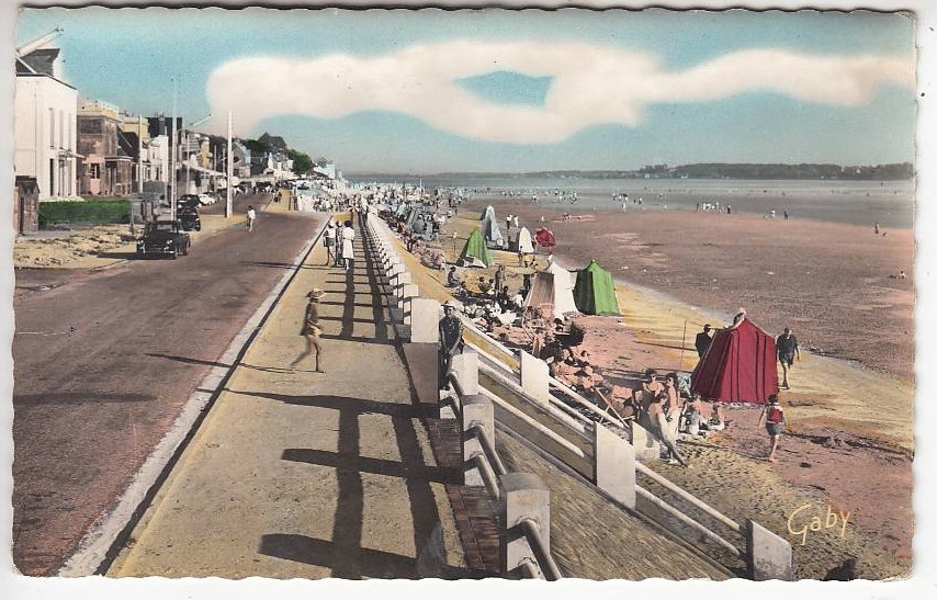 LE CROTOY : La Digue Promenade vers la Baie (1963)