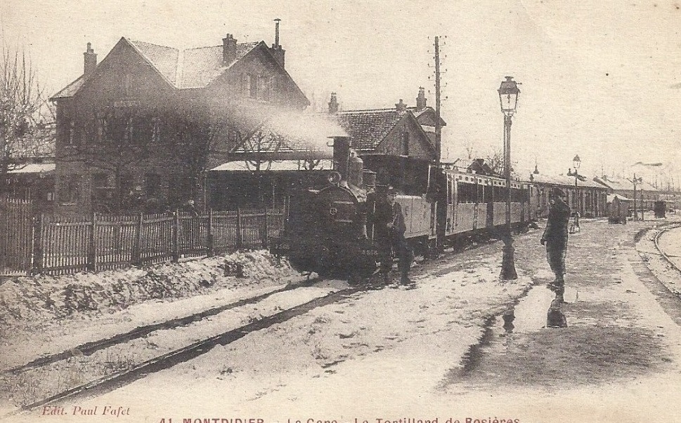 MONTDIDIER : La Gare - Le tortillard de Rosi�res